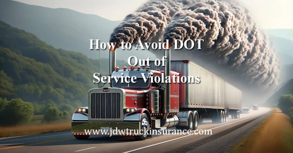 How to Avoid DOT Out of Service Violations